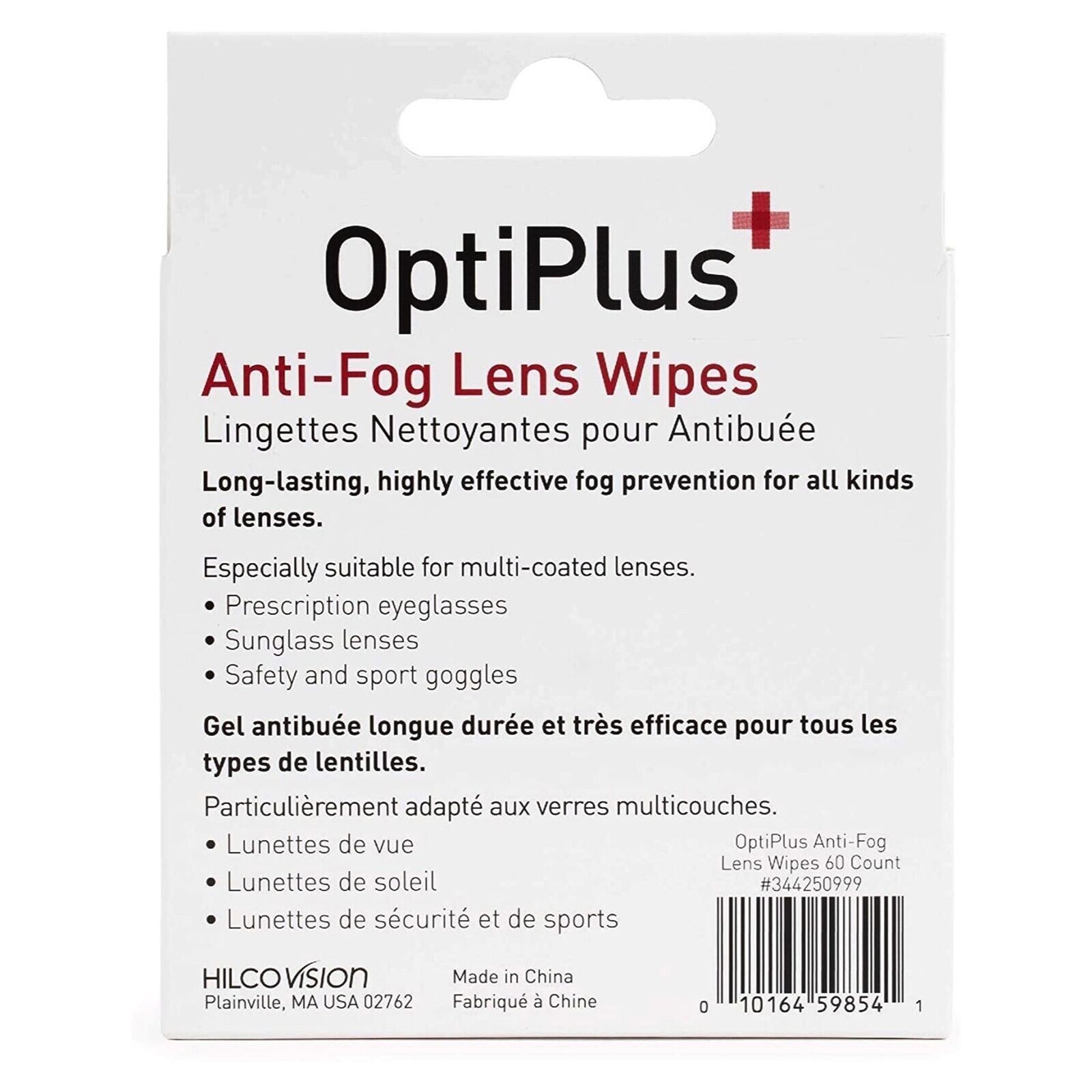 OptiPlus Anti Fog Lens Wipes, Disposable Lasting Fog Prevention (60Count)1Box 10164598541 eBay