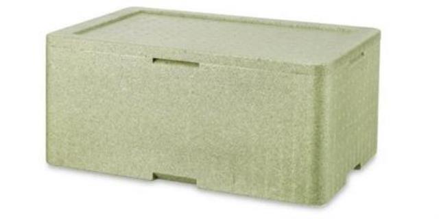 CASSA TERMICA POLIST. VERDE CT10 D/INT.MM.554X375H185/EST.604X425H265
