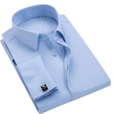 ZAFUL Mens Long Sleeve Dress Shirts Contrast