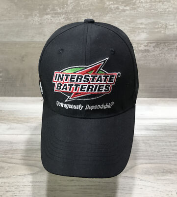 New NASCAR Team Interstate Batteries Joe Gibbs  11 18 19 20 Black Strapback Hat
