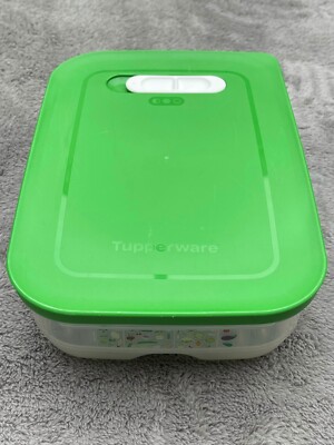 Tupperware Tupper Klima Oase 1,8 l dunkel grün Frischebehälter Gemüsebehälter