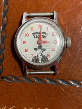 Vintage Original Hopalong Cassidy Watch 1950s - works