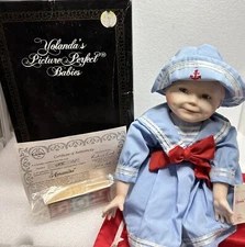 Amanda Porcelain Doll Yolanda's Picture Perfect Babies Edwin Knowles Collection