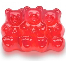 Albanese Fresh Strawberry Bears Gummy Gummies Candy Candies 1 Pound