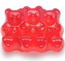 Albanese Fresh Strawberry Bears Gummy Gummies Candy Candies 1 Pound