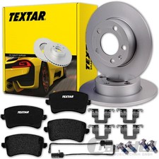 TEXTAR BREMSSCHEIBEN 300mm + BELÄGE HINTEN passend für AUDI A6 C7 4G + A7 4G