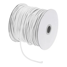 White 2.5mm Waxed Cord 87 Yard Wax Bead Thread String for Jewelry Making