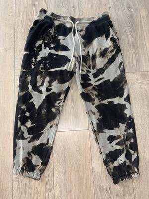 Custom Bleached Wild Fable Sweatpants Reverse Tie Dye Grunge Joggers