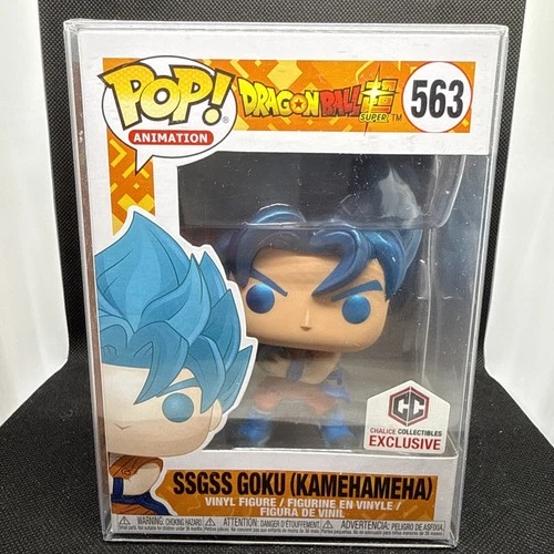 Funko Pop! Vinyl: Dragon Ball Z - SSGSS Goku (Kamehameha) (Metallic) -...