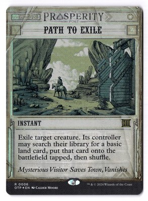 Path To Exile NM* FOIL SHOWCASE Outlaws In Thunder Junction 0006 mtg -UnltdCards