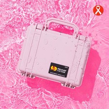 Pelican 1150 Custodia Impermeabile IP67 Rigida Protezione Rosa Edizione Schiuma Made in USA