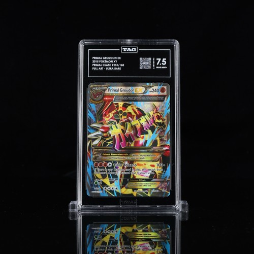 Primal Groudon-EX graded TAG 7.5 for sale on eBay