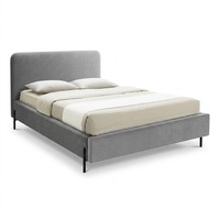 Graues Bett 140 X 200 Bettgestell Moderne Betten SchlafzimmermöBel