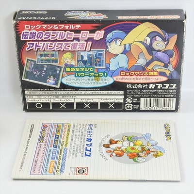 ROCKMAN and FORTE megaman Gameboy Advance Nintendo 2528 gba | eBay