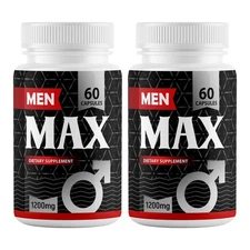 (2 Pack) Men Max Enhancement Pills Performance & Drive Pills for Male Support