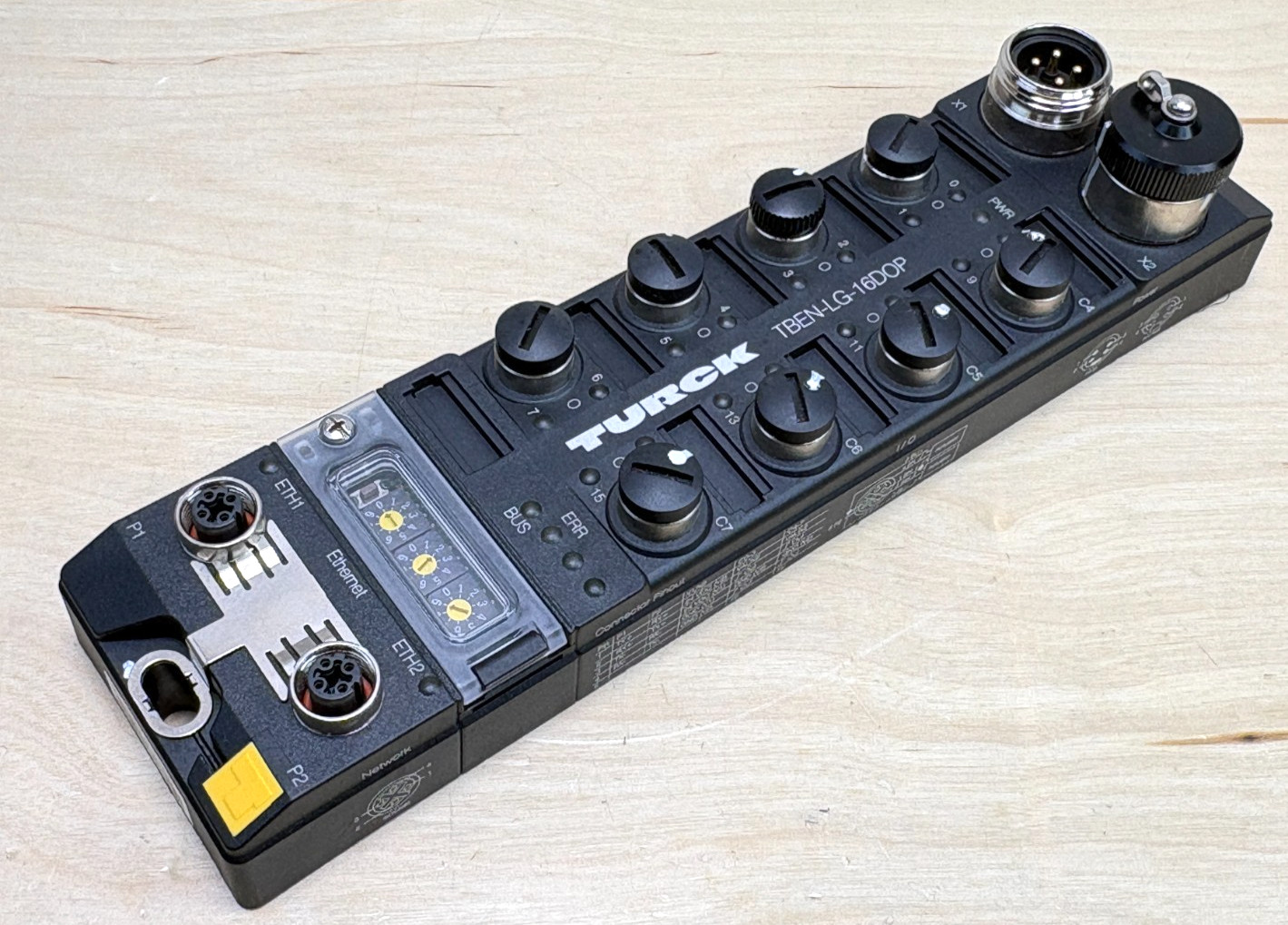 Turck TBEN-LG-16DXP Compact Multiprotocol I/O Module, Ethernet, V3.1.6.0 6814068