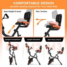 Indoor Exercise Bike Workout Bike Stationary Bike Fitness Cardio Cycling Bicycle 2