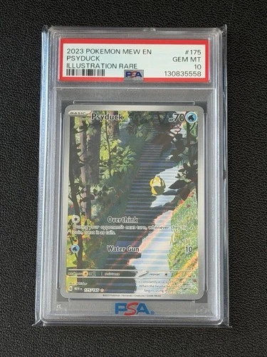 Psyduck 175/165 Pokemon 151 English  Illustration Rare GEM MINT PSA 10