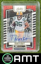 Tucker Kraft RC Auto 2023 Panini Absolute 91/100 Rookies Red Squares Packers