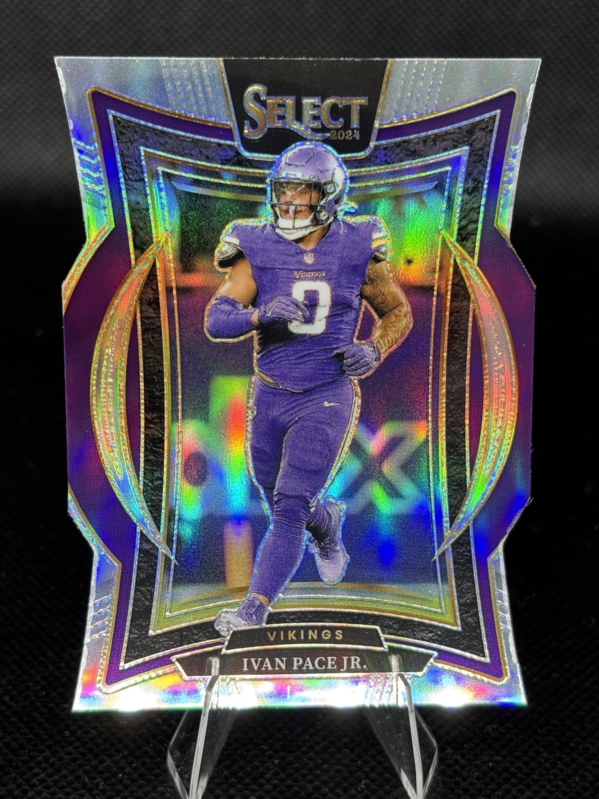 Ivan Pace Jr. 2024 Panini Select #62 Silver Prizm Die Cut