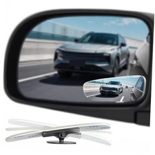 Blind Spot Mirrors 2 Pack, Frameless Side Mirror Blindspot Convex Slender-2pcs