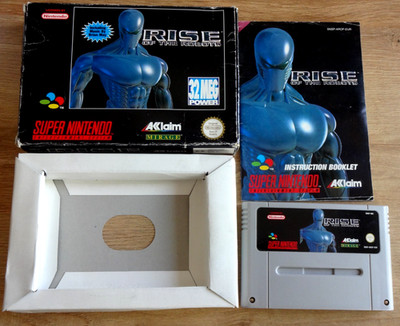 RISE OF THE ROBOTS - SNES - SUPER NINTENDO - SPIEL KOMPLETT IN BOX MIT ANLEITUNG
