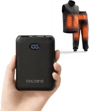 ColdBye 5V/7.4V 10000mAh Heated Vest Battery Pack Compatible with ORORO and