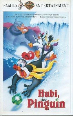 VHS Titel:''Hubi der Pinguin'',von FAMILY WARNER BROS ENTERTAINMENT, Trickfilm