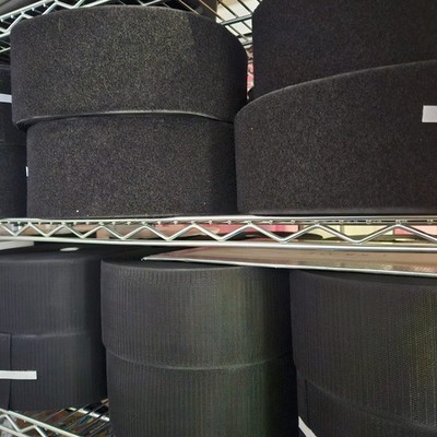 10 cm (100 mm) schwarz zum Aufnähen Klettband (nicht klebend) Nylon Stoffverschluss
