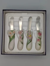Vtg Neiman Marcus Franz Collection Butter Knives/Cheese Spreaders