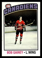 1976 TOPPS BOB GAINEY 44 NRMT HOCKEY MONTREAL CANADIENS