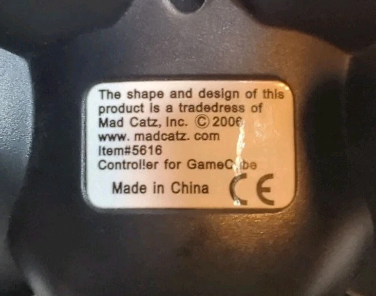 Nintendo Gamecube - Mad Catz Wired Controller - Model 5616 - Image 3 of 3