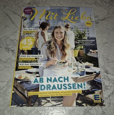 Mit Liebe Mai/Juni 2017 Foodmagazin Grillparty Desserts Erdbeeren Spargel Pasta