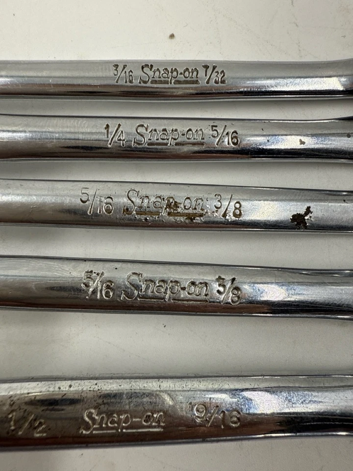 Snap On 短柄偏移 7 件套扳手套装标准 * 查看照片 (MI1073930) — 第 3/4 张图片