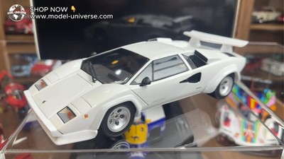 Kyosho - 1:18 Lamborghini Countach LP400 S White 1980 - Diecast