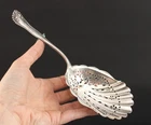 Antique Gorham Sterling Silver T. Frank Bell Lancaster Pierced Cracker Scoop