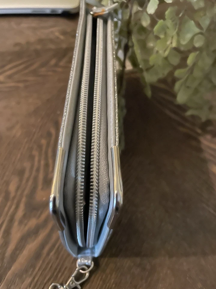 Clutch Wallet Multi-pocket Silver Sparkle - Image 2 of 4
