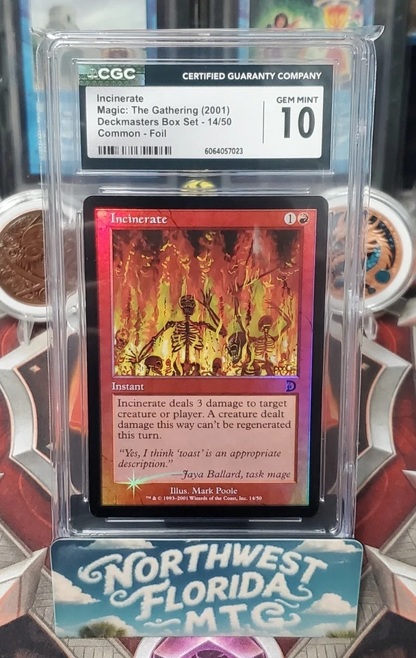 MTG - CGC Graded 4 SLAB Set - Deckmasters Box Set - Garfield vs Finkel 2001 - Image 3 of 4