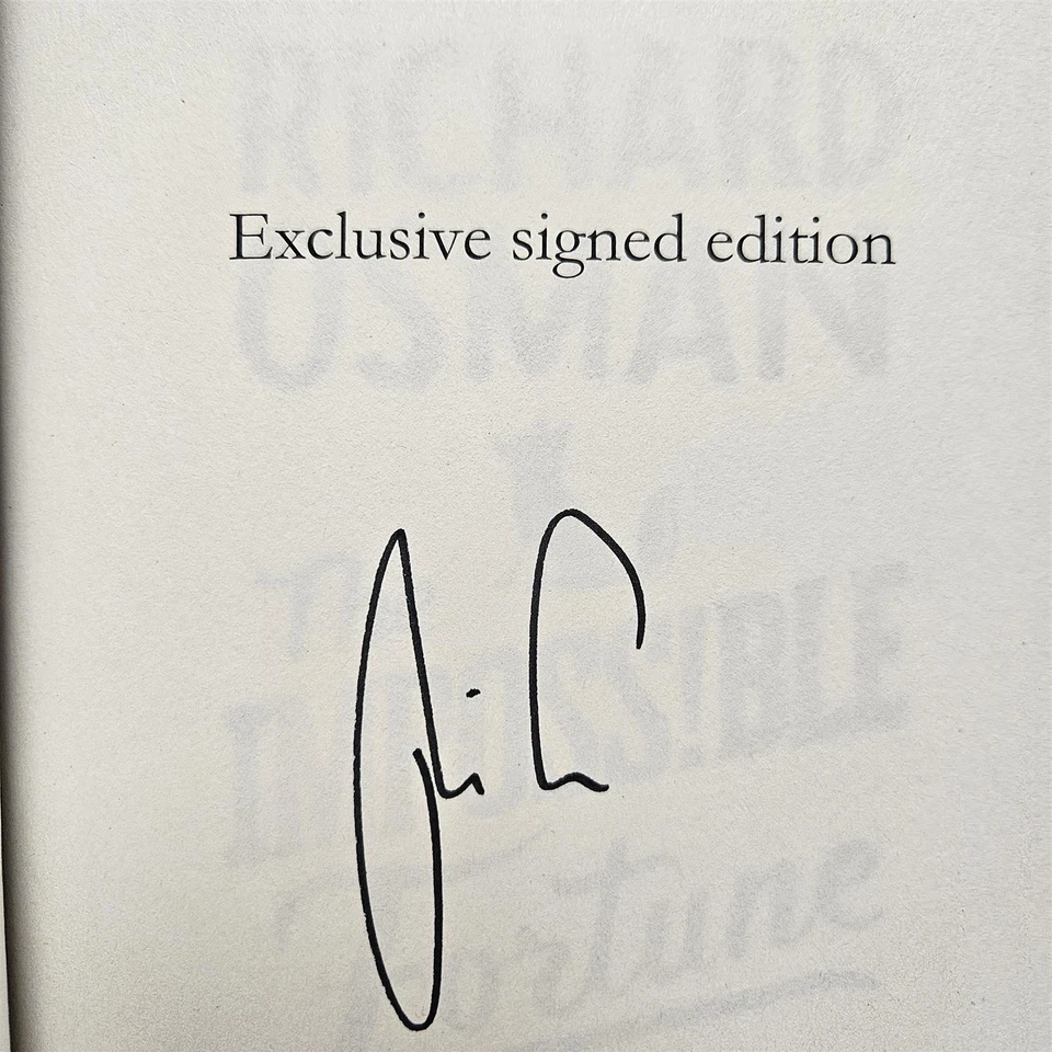 Signed Book - The Impossible Fortune by Richard Osman First Edition 1st Print - Image 2 of 4