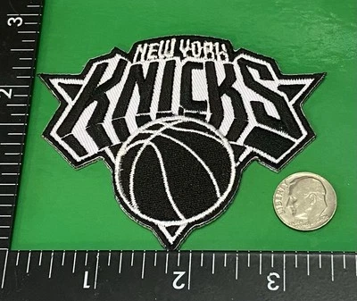 New York 🏀 Knicks ☝️ IRON ON PATCH NYK1 Blk USA SELLER 🇺🇸