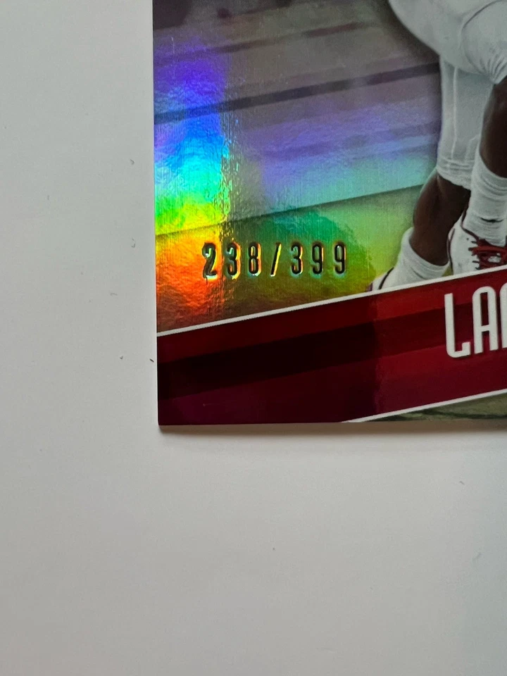 Lamar Jackson 2018 Panini Father's Day Rookie FB13 Louisville Ravens /399 RC - Image 2 of 3