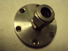 2-3/4"; 2.75" conflat to 1/2" Swagelok adapter