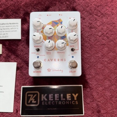 Keeley Electronics Caverns V2 Reverb Delay Digital Guitar Effect Pedal
