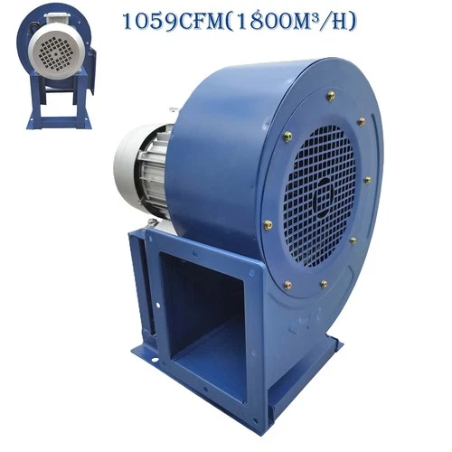 110V DF Multi-wing High-power Low-noise Centrifugal Fan Ventilator Blower 1.1KW