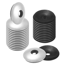 80-Pack Bonded Sealing Rubber Washers, #12 x 3/4"OD Neoprene Washer Gasket