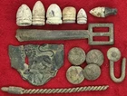EXCAVATED CIVIL WAR RELIC GROUPING LOT FROM GRAND ECORE