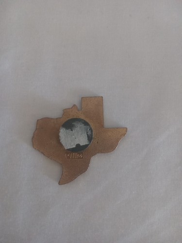 Calamita souvenir frigorifero in metallo Texas, colori bandiera del Texas, cappello, stivale, fiore, retrò - Foto 2 di 5