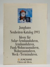 JUNGHANS Neuheiten Katalog 1993 mit Preisliste Uhren; K85 596