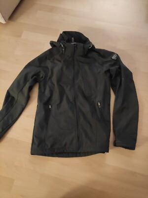 ** Softshelljacke 48 Herren Finnish Trademark ** anthrazit meliert top erhalten 
