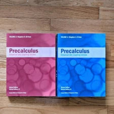 Precalculus vol 1 & 2 by Michael Sullivan, Montgomery college edition